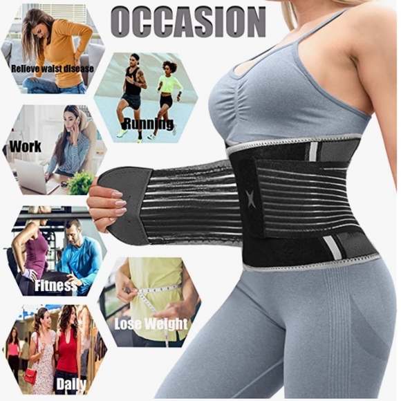 Women Waist Trainer Belt Sweat Effect Belt Waist Cincher Trimmer Slimming Body S main image 5